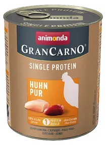 GRANCARNO Single Protein 800 g czysty kurczak, konserwa dla psów